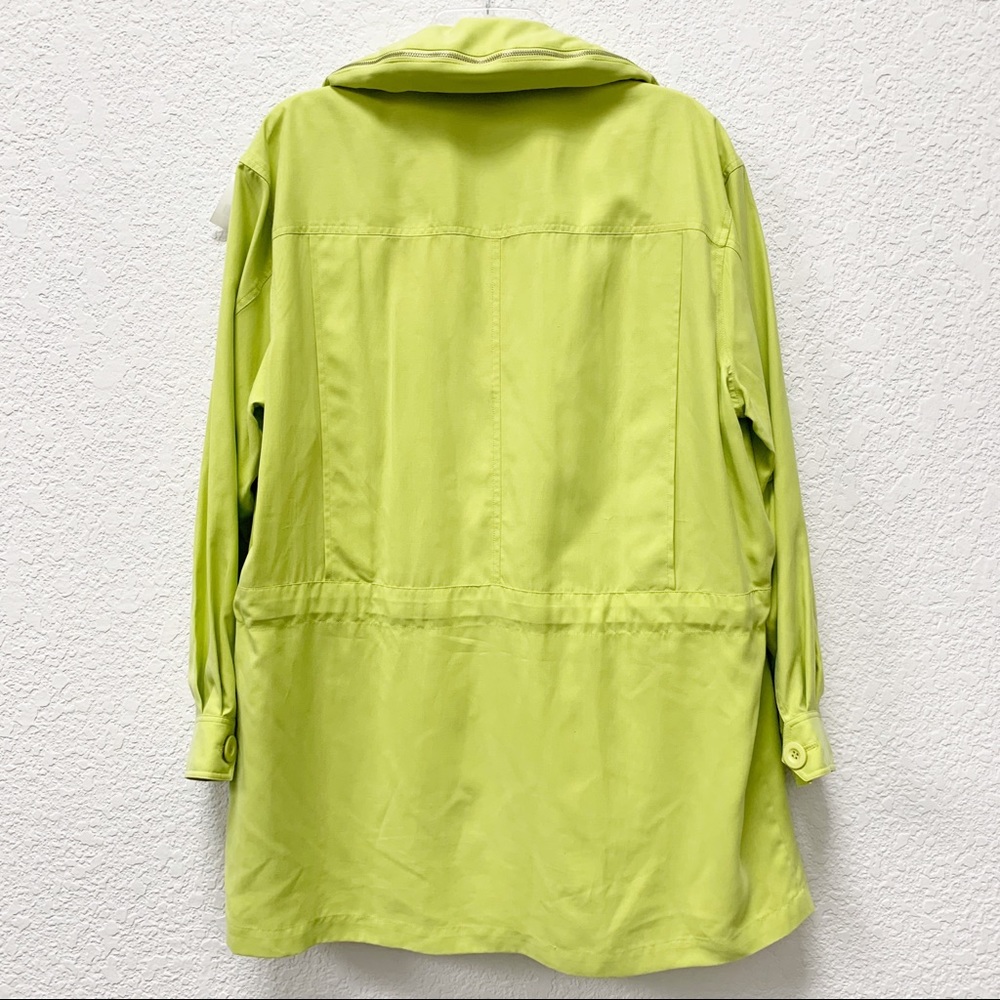 🌀Sold🌀Neiman Marcus | Silk Anorak Style Jacket - Picture 4 of 8